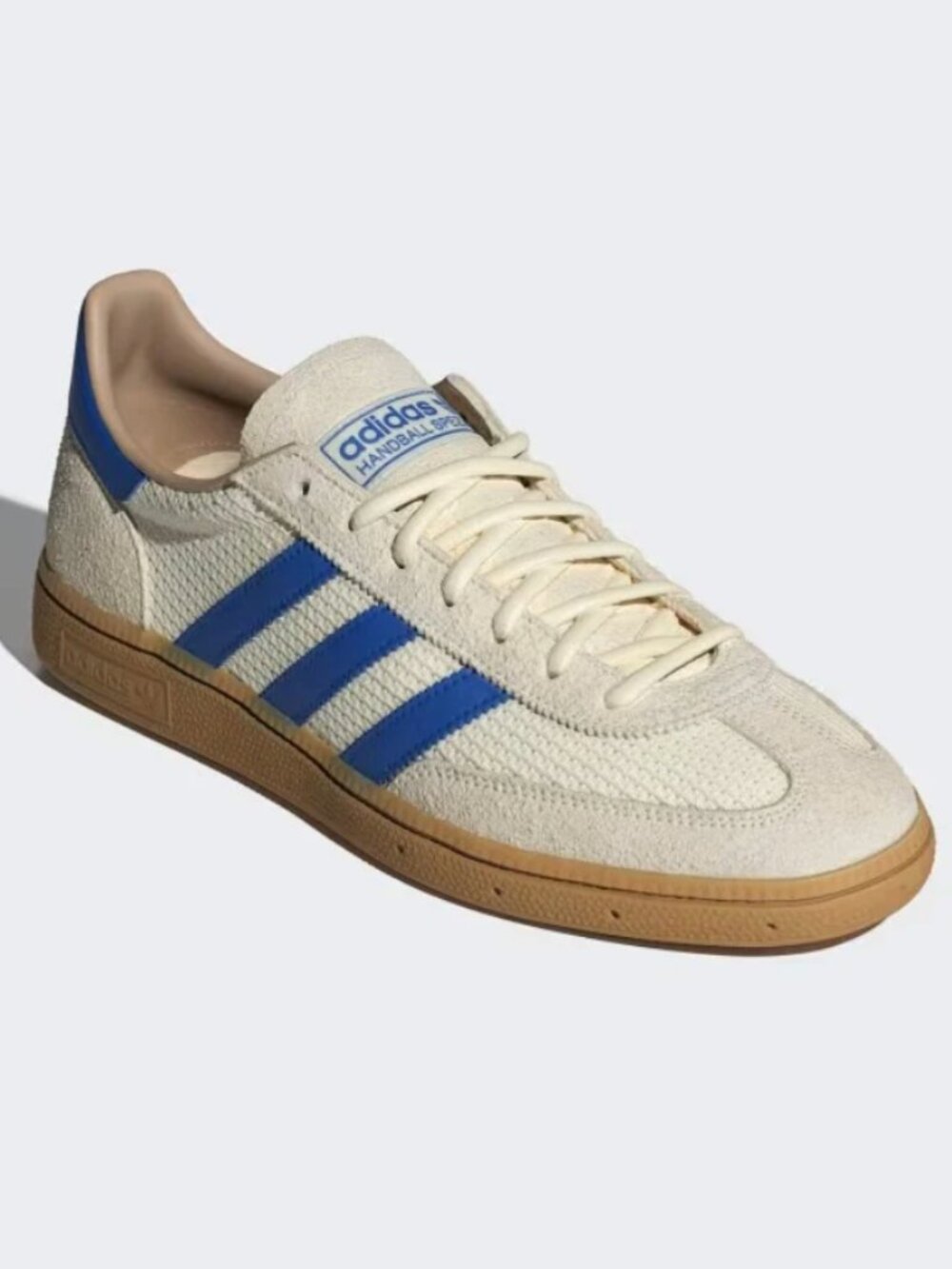 NWT! ADIDAS HANDBALL SPEZIALE CREAM WHITE/BLUE/SANDSTONE SIZE W7.5 / M6.5